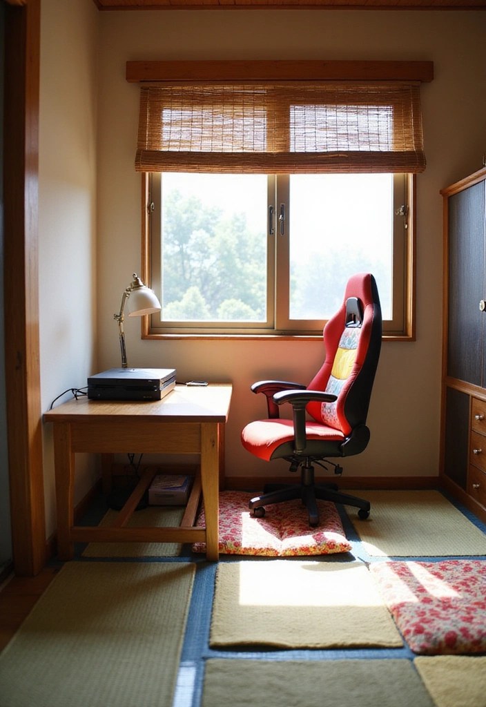 How to Design a Japanese-Inspired Gaming Room - 1. Embrace Minimalism with Tatami Mats