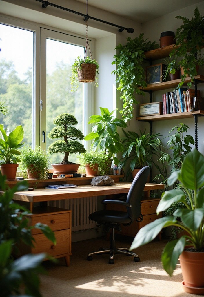 How to Design a Japanese-Inspired Gaming Room - 2. Incorporate Natural Elements