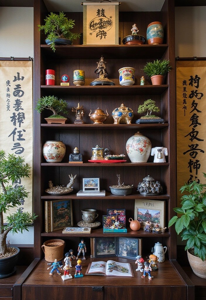 How to Design a Japanese-Inspired Gaming Room - 8. Personalize with Gaming Memorabilia