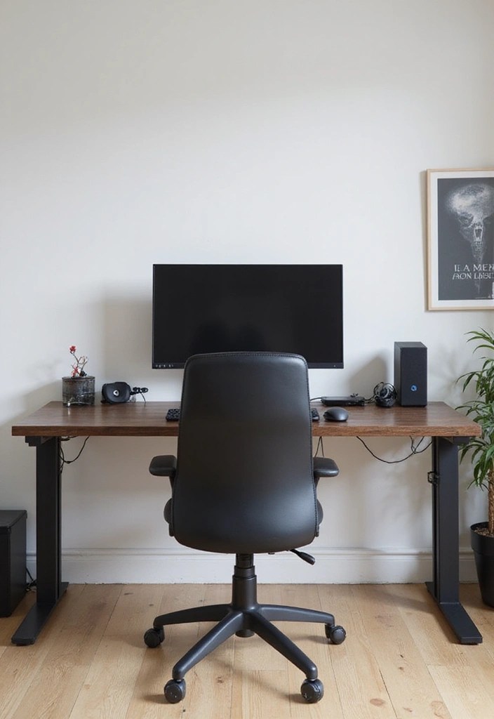 How to Optimize Small Spaces for a Killer Gaming Setup - 7. Minimalist Approach