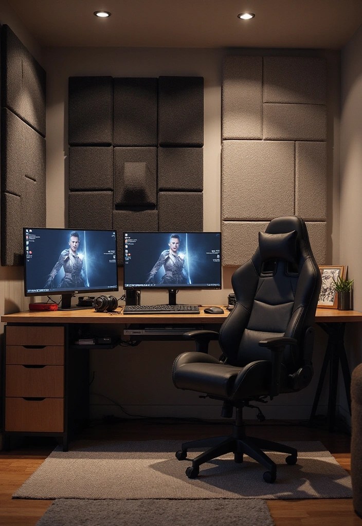 How to Optimize Small Spaces for a Killer Gaming Setup - 8. Soundproofing Options