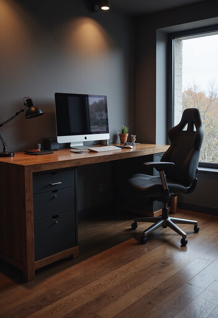 How to Seamlessly Blend Wooden Accents into Your High-Tech Gaming Room – Game On! - 11. Mix Wood with Metal Accents