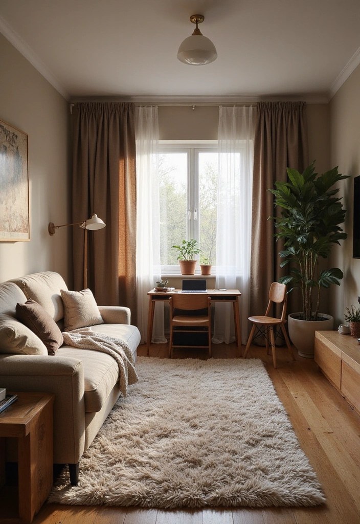 How to Seamlessly Blend Wooden Accents into Your High-Tech Gaming Room – Game On! - 6. Accent with Natural Textiles