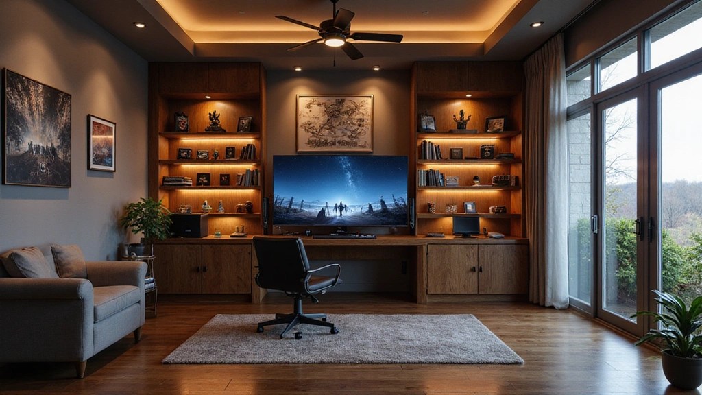 How to Seamlessly Blend Wooden Accents into Your High-Tech Gaming&nbsp;Room