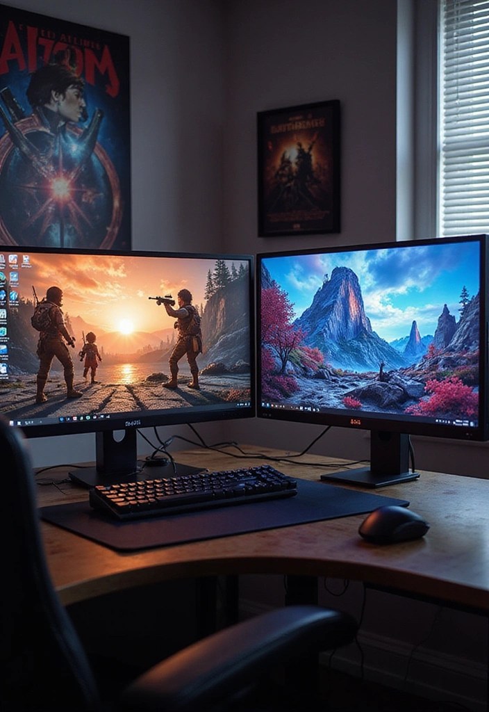 Level Up Your Home Office: Integrating Gaming Tech for Maximum Productivity! - 2. Dual Monitor Setups: Expand Your Horizons
