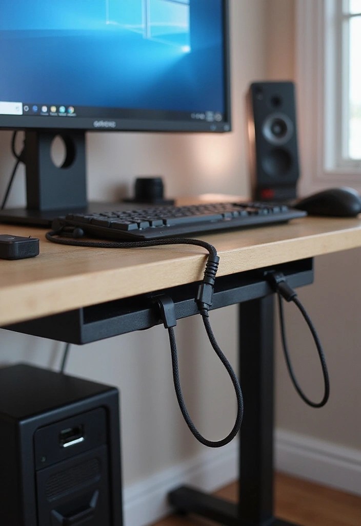 Level Up Your Home Office: Integrating Gaming Tech for Maximum Productivity! - 8. Cable Management: Keep it Neat