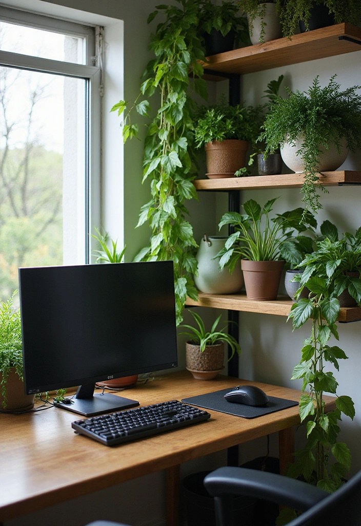 Spring into Gaming: 10 Essential Room Ideas That Transform Your Space! - 1. Botanical Vibes: Add Lush Greenery