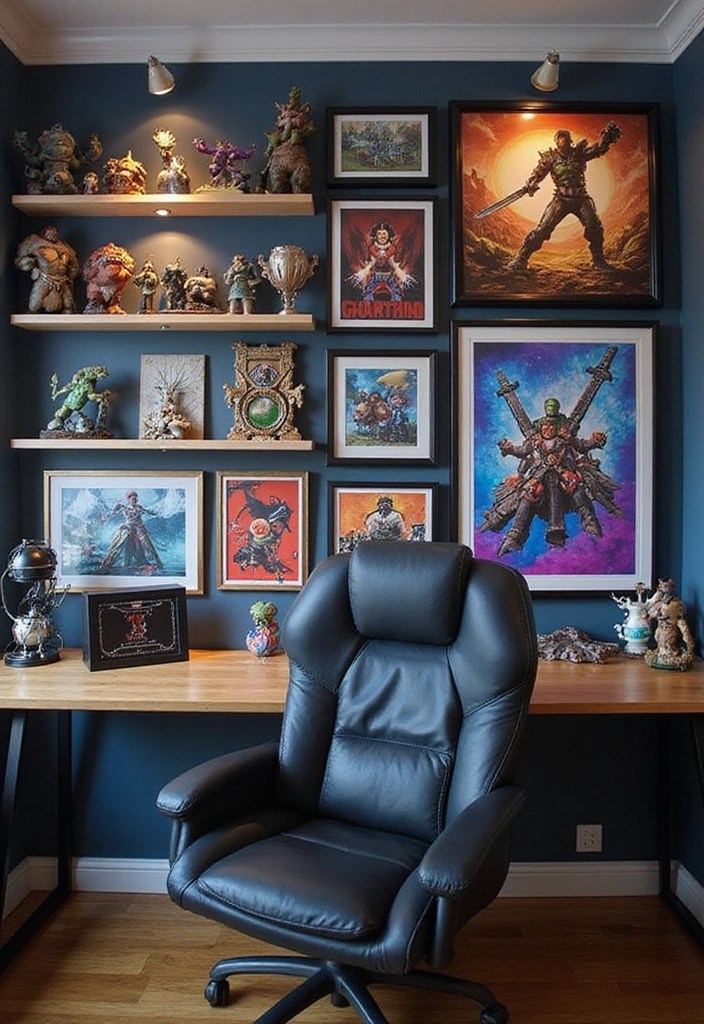 Spring into Gaming: 10 Essential Room Ideas That Transform Your Space! - 3. Functional Wall Art: Showcase Your Passion