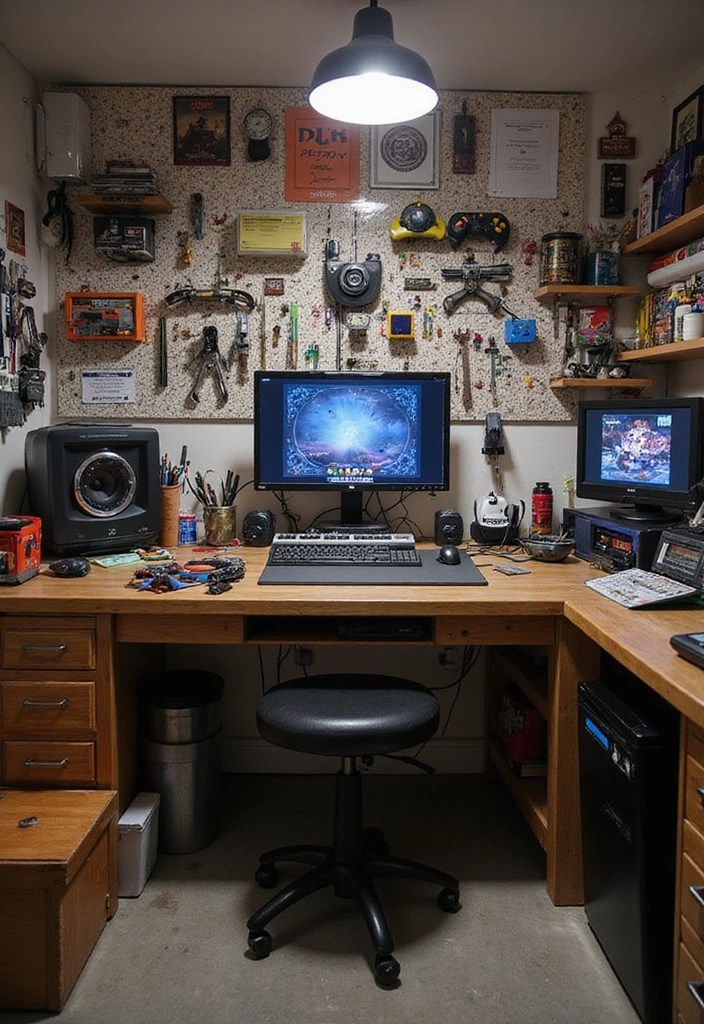 The Best Gaming Room Layouts for Every Type of Gamer! - 10. The DIY Gamer Workshop
