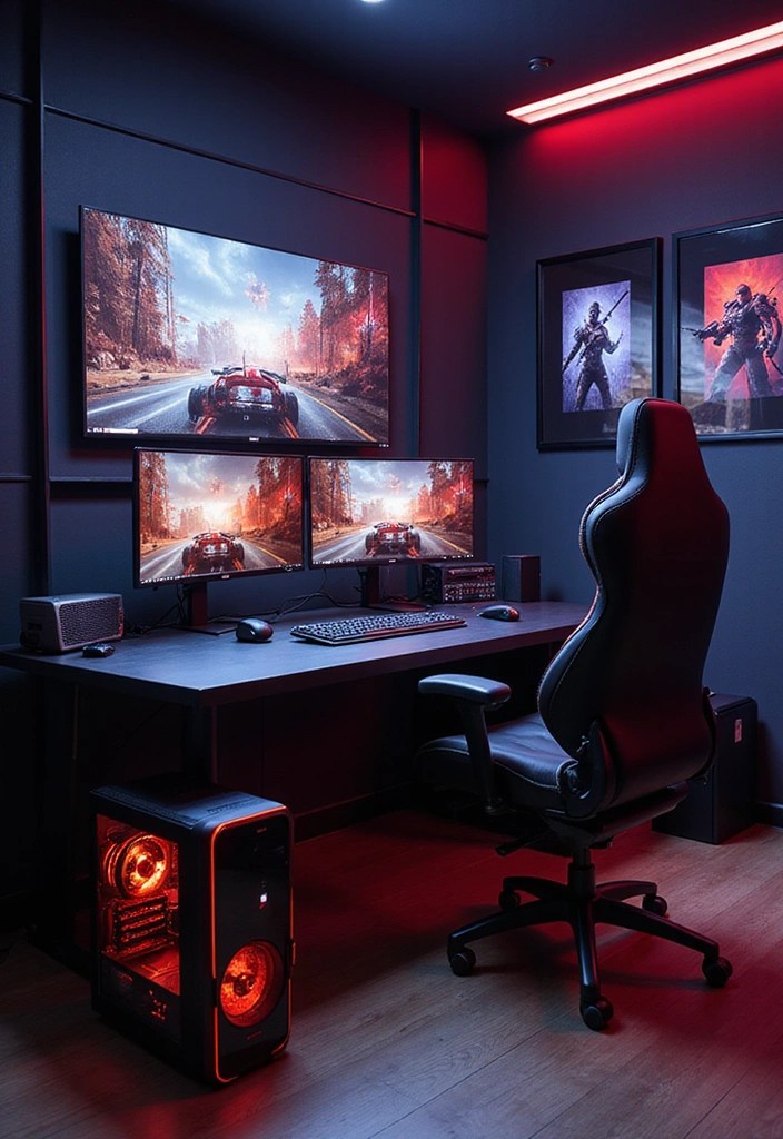 The Best Gaming Room Layouts for Every Type of Gamer! - 4. The Competitive Gamer’s Arena