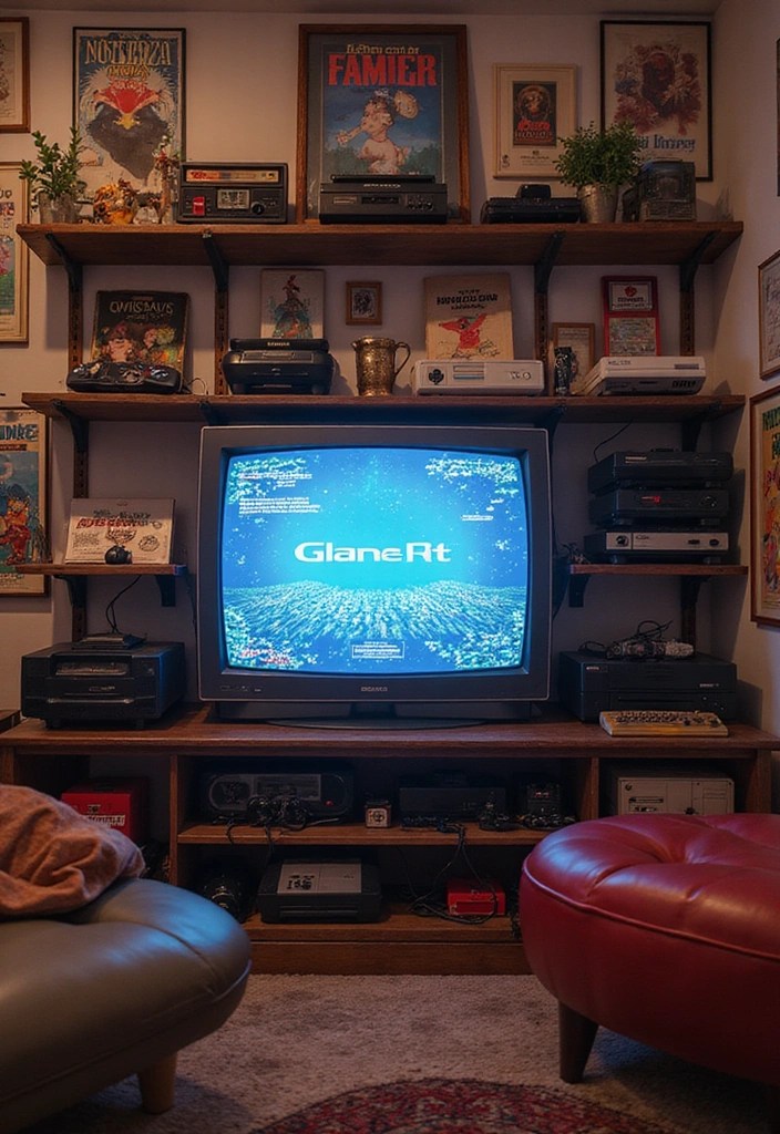 The Best Gaming Room Layouts for Every Type of Gamer! - 5. Retro Gamer’s Paradise