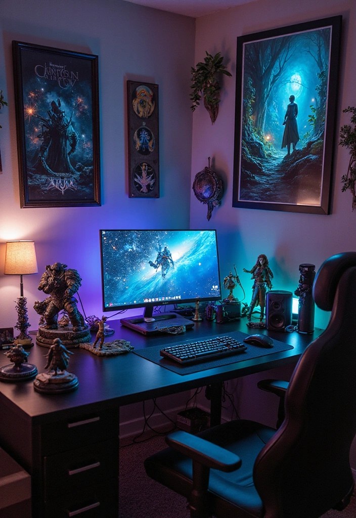 You’ve Got The Gaming Desk - What’s Going On It? - 14. Themed Decor: Immerse in Your Favorite Worlds