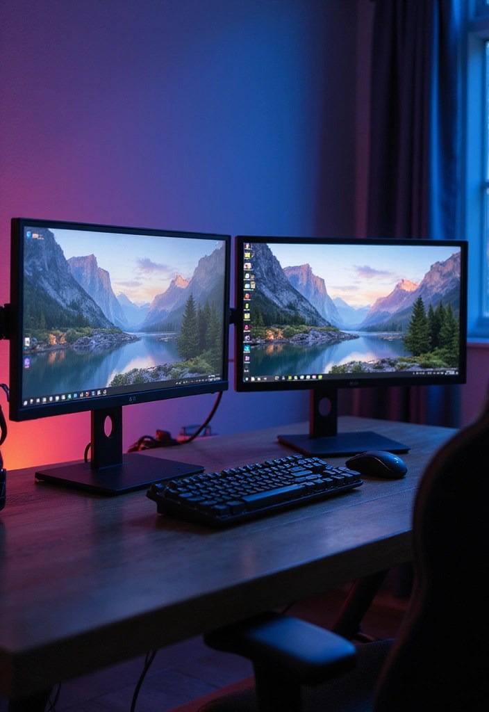 You’ve Got The Gaming Desk - What’s Going On It? - 2. Monitor Mounts: Maximize Your Space