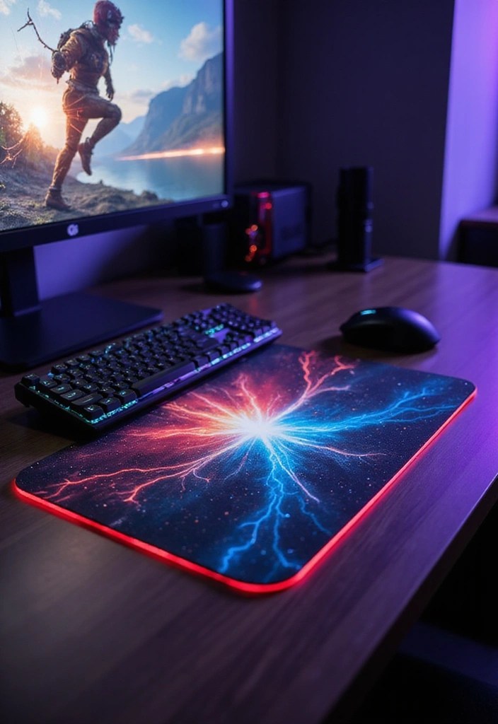 21 Epic DIY Decor Ideas for Your Gaming Room - 5. Personalized Gaming Mouse Pad