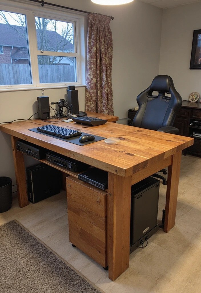 21 Epic DIY Decor Ideas for Your Gaming Room - 6. DIY Gaming Table