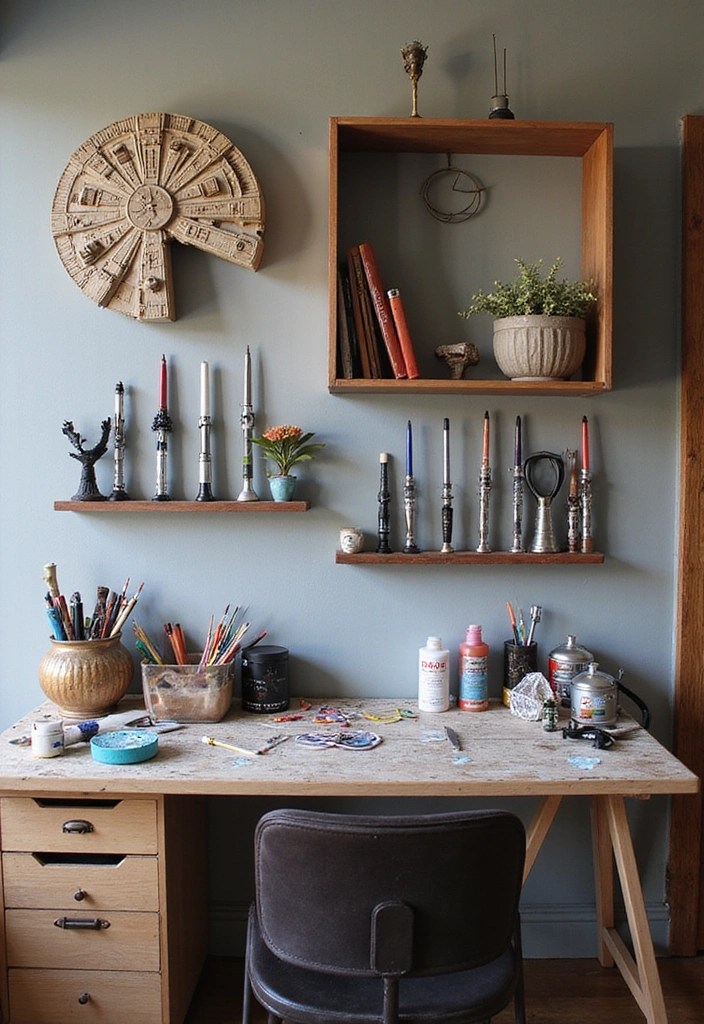 How to Create a Star Wars-Themed Gaming Room - 10. Personalize with DIY Projects