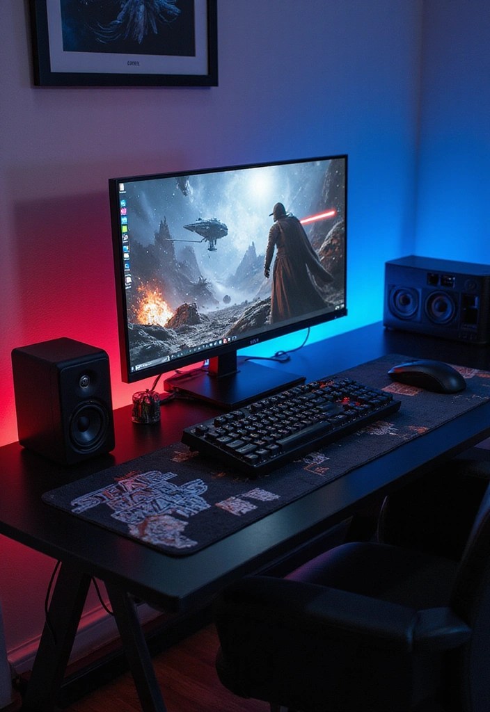 How to Create a Star Wars-Themed Gaming Room - 4. Set Up a Themed Gaming Station