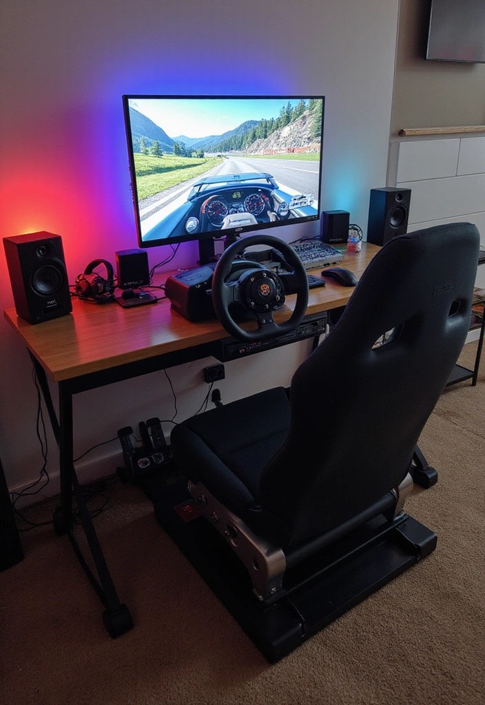 How to Incorporate a Racing Sim Rig into Your Gaming Room - Upgrade Your Hardware