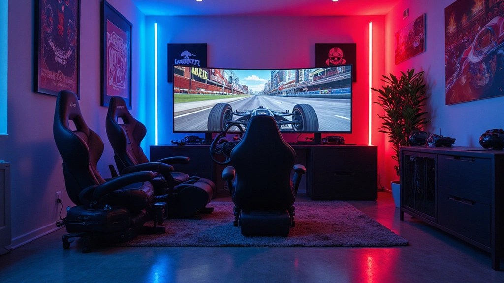 How to Incorporate a Racing Sim Rig into Your Gaming&nbsp;Room