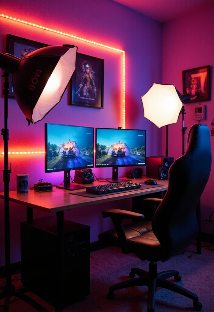 Transform Your Game Room into a Streaming Studio - 1. Optimize Your Lighting
